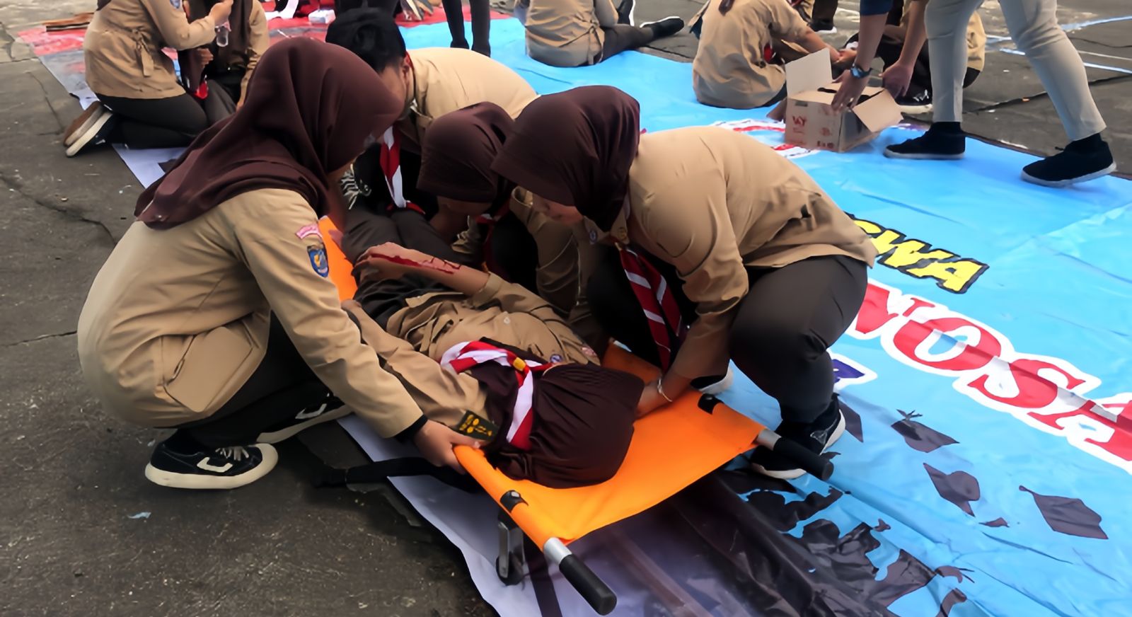 SMK Keswari Gelar Simulasi Bencana Untuk Memperingati HKB 2024